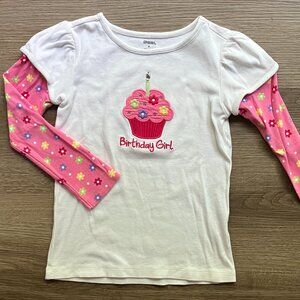 Vintage Gymboree Birthday Girl Long-Sleeve T-Shirt Size: 8